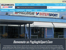 Tablet Screenshot of pagliughisport.com